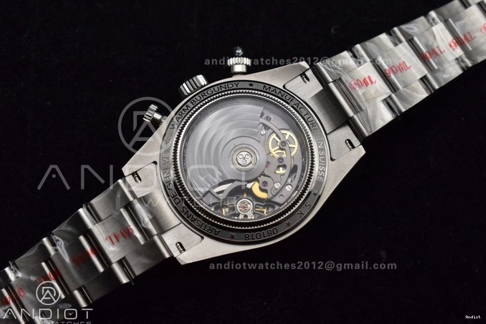 SS Purple Scona Daytona Dial 820 SA on Breathable Bracelet Edition SS ADGF Best 0816